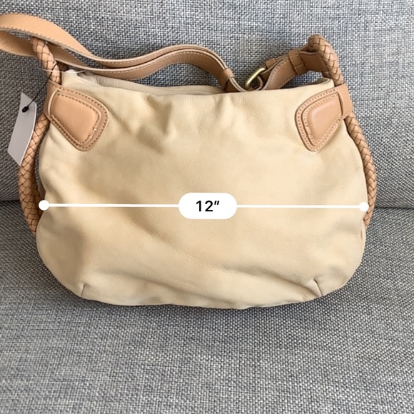 Kenneth Cole Cream leather bag with braided straps - Picture 11 of 11